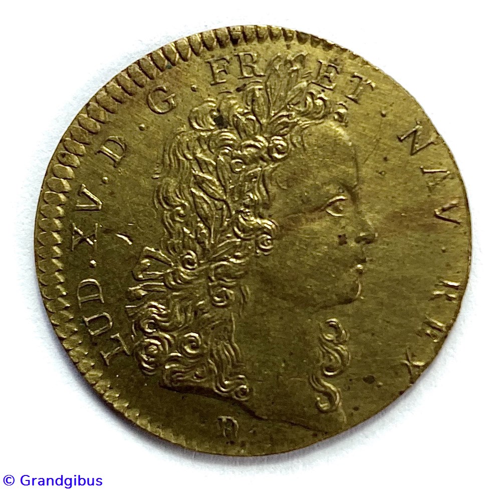 monnaies paranumismatique jetons poids louis xv guerre de devolution n d laiton
