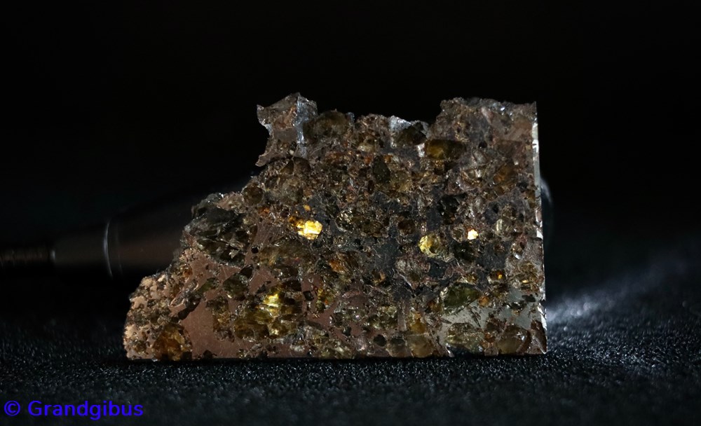mineraux meteorites pallasite meteorite