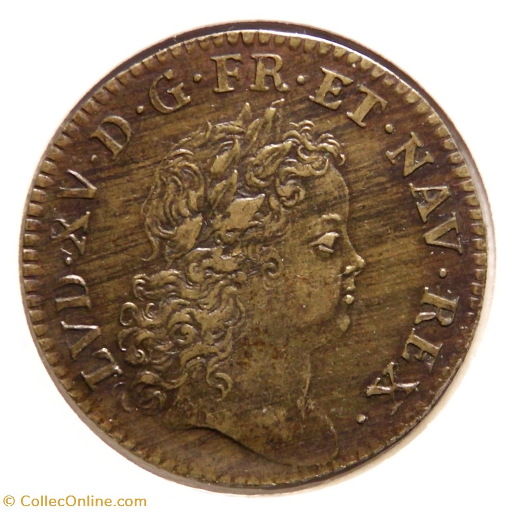 monnaies paranumismatique jetons poids louis xv le roi et le regent n d laiton