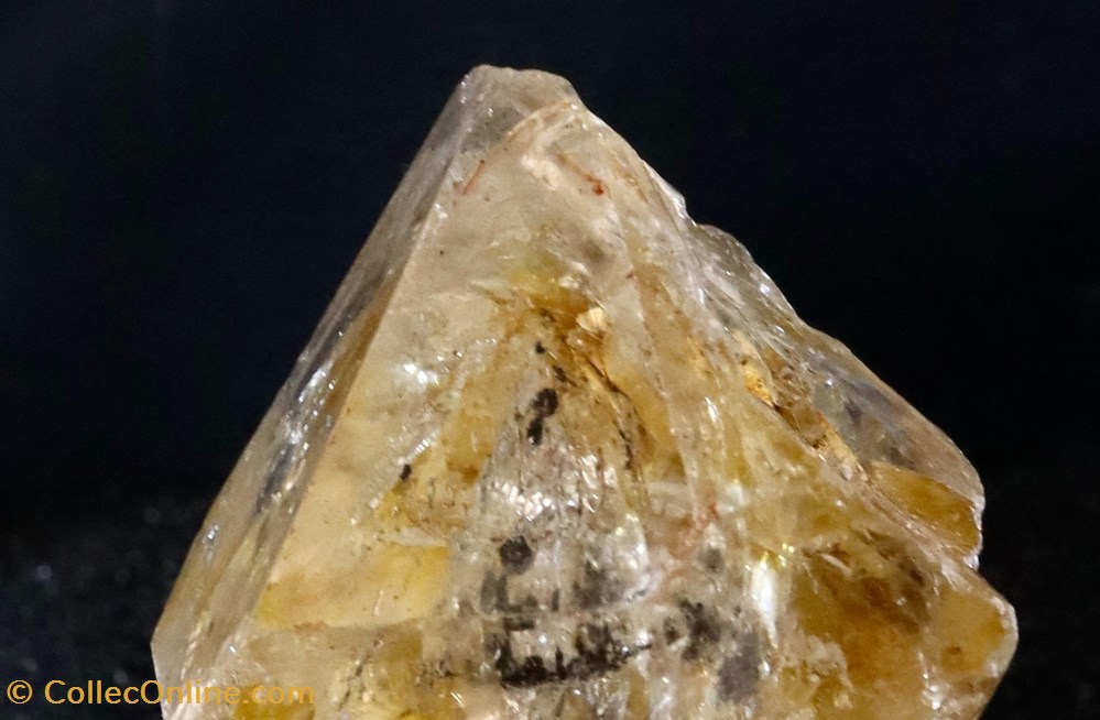 Quartz biterminé à libelle exceptionnelles (Oignies, Pas de Calais) 3 mineraux meteorites quartz bitermine a libelle exceptionnelles oignies pas de calais