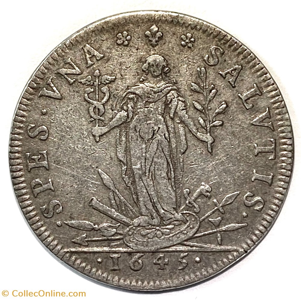 États de Bourgogne. 1645, Argent. L'espoir de paix monnaies paranumismatique jetons poids etats de bourgogne 1645 argent espoir de paix
