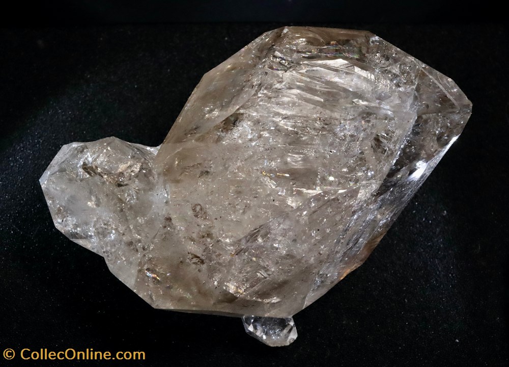 Quartz diamant de Herkimer (New-York) mineraux meteorites quartz diamant de herkimer new york