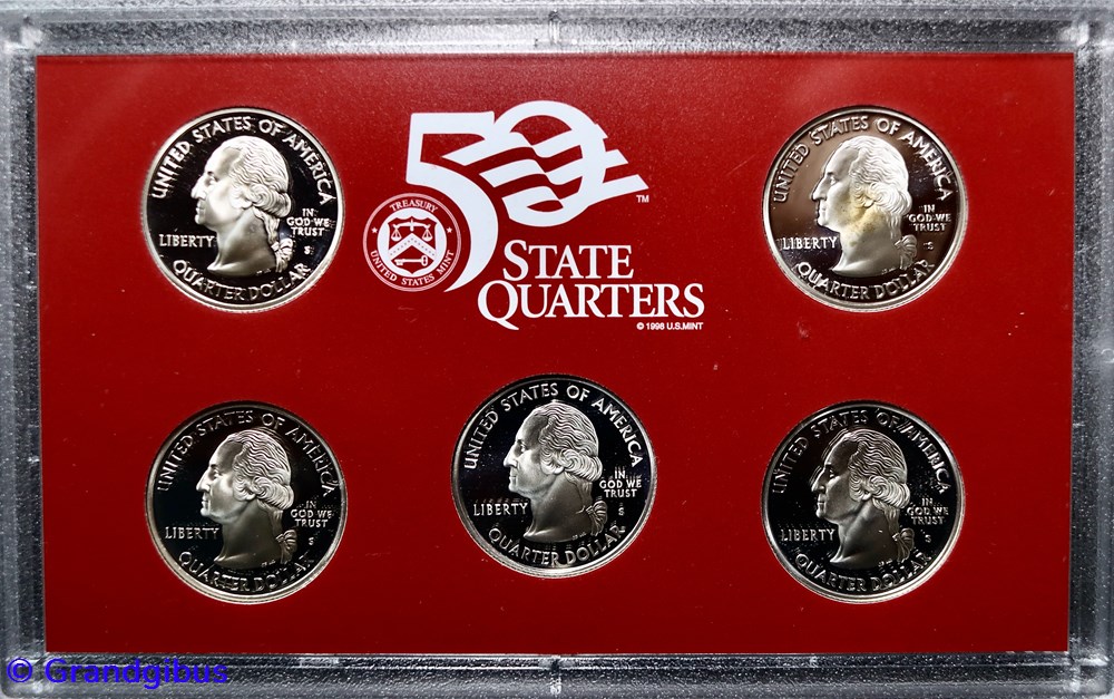 Série 2006 S - US Mint Silver Proof Set 2 monnaies monde etats unis serie 2006 s us mint silver proof set