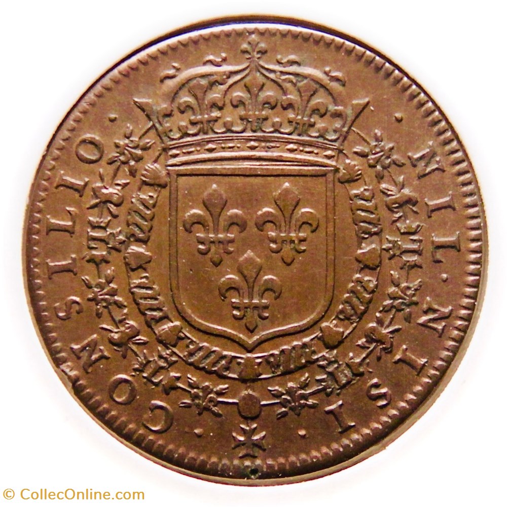 Louis XIV, Prise de Montmédy. 1658 Cuivre. monnaies paranumismatique jetons poids louis xiv prise de montmedy 1658 cuivre