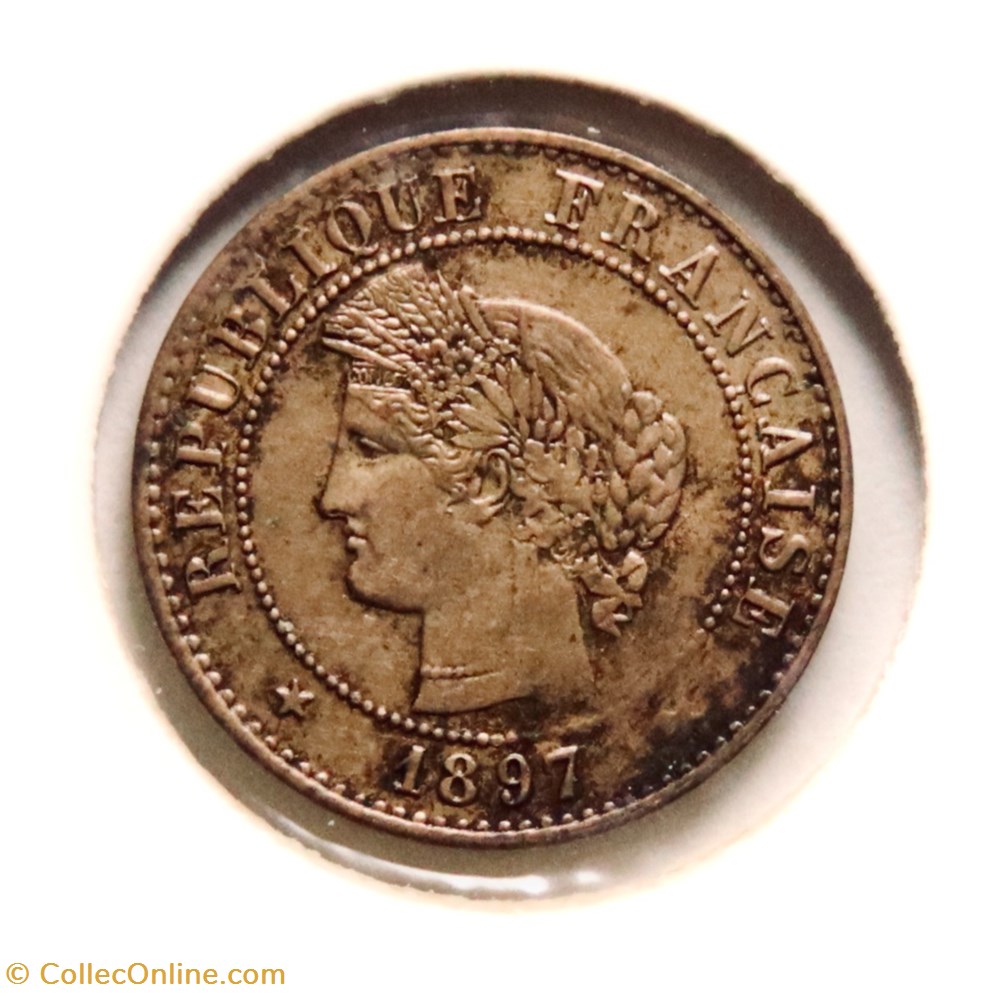 1 Centime Cérès - 1897 𝐀 (3ème République) monnaies monde france 1 centime ceres 1897 3eme republique