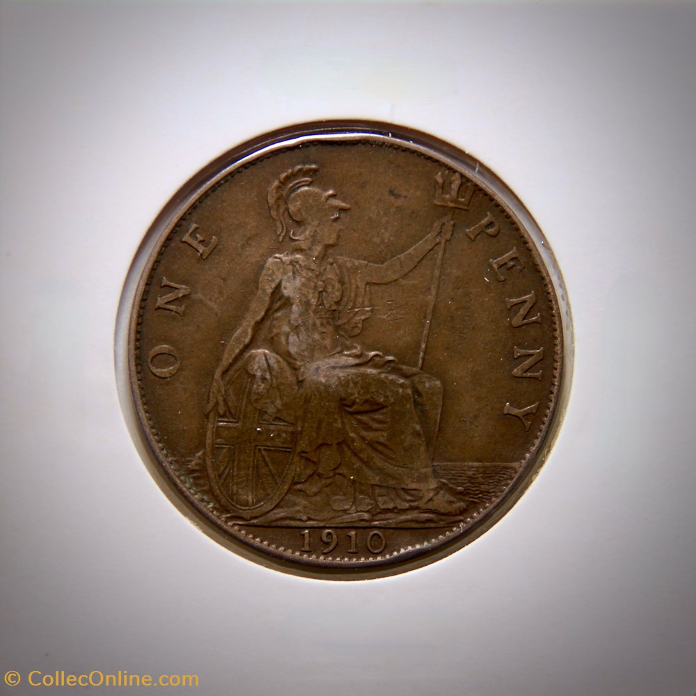 Edouard VII 1 Penny 1910 Coins European Medieval Kingdom Of edouard-vii-1-penny-1910-coins-european-medieval-kingdom-of
