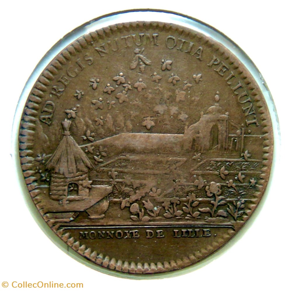 Louis XIV - Monnaie de Lille, n.d. monnaies paranumismatique jetons poids louis xiv monnaie de lille n d