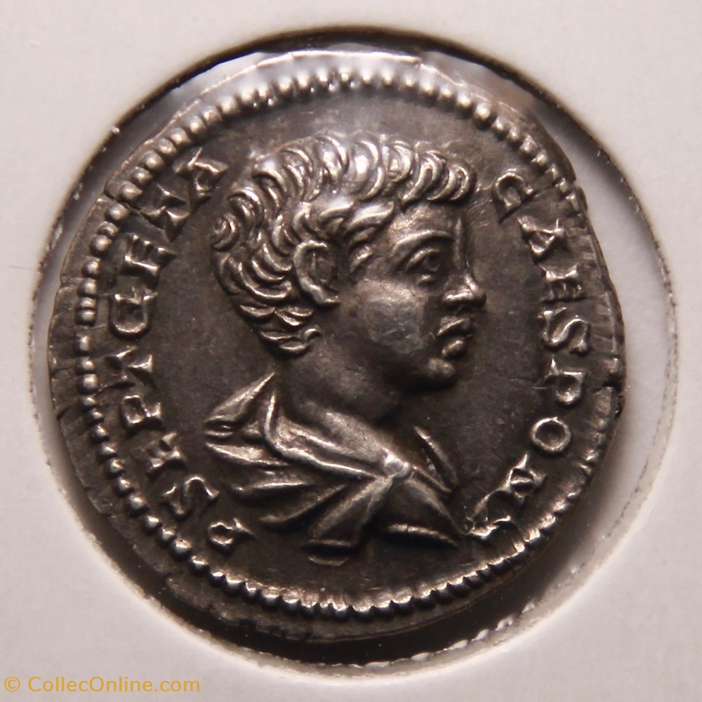 Denier - Géta (200) monnaies antiques romaines imperiales republicaines denier geta 200