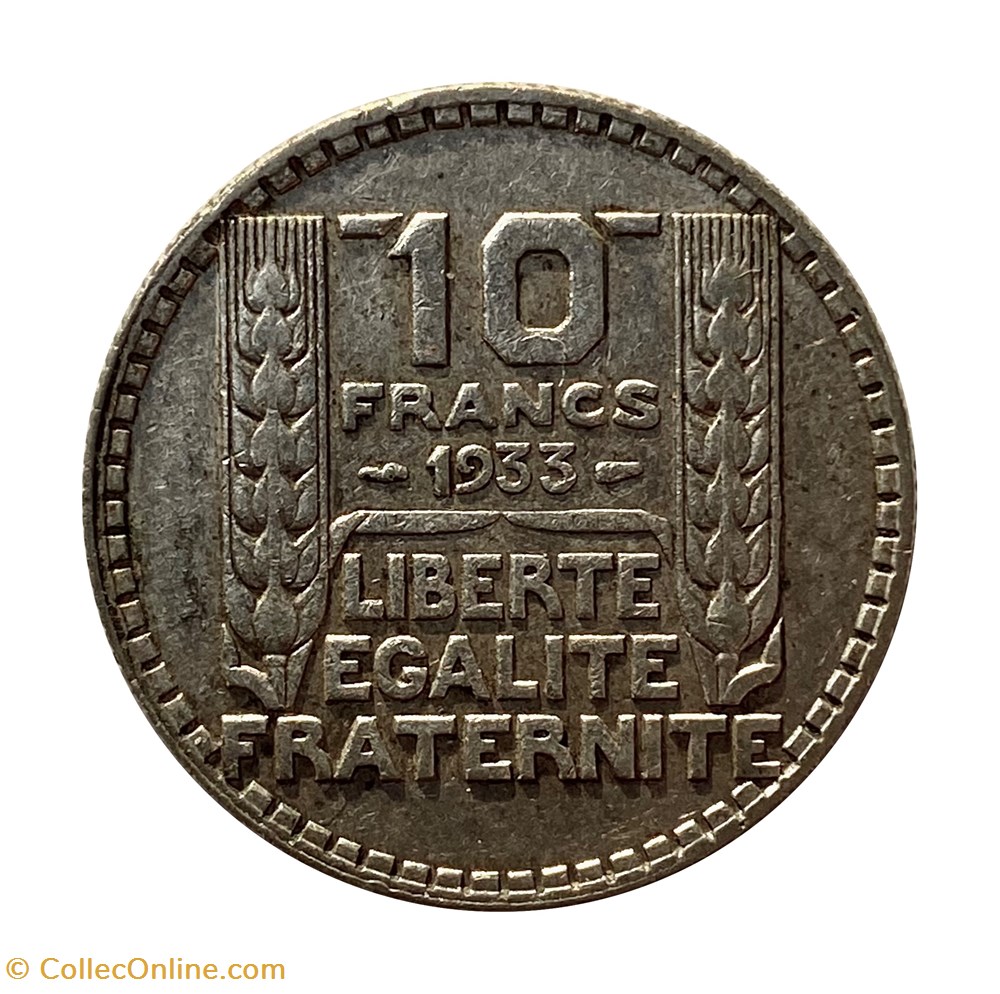 monnaies monde france 10 francs turin 1933