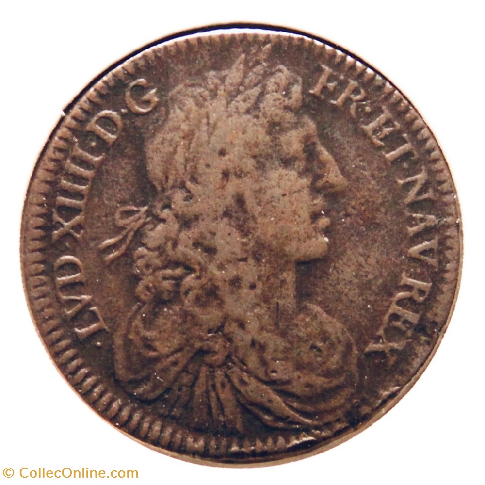 monnaies paranumismatique jetons poids louis xiv alliance avec les suisses 1664 cuivre
