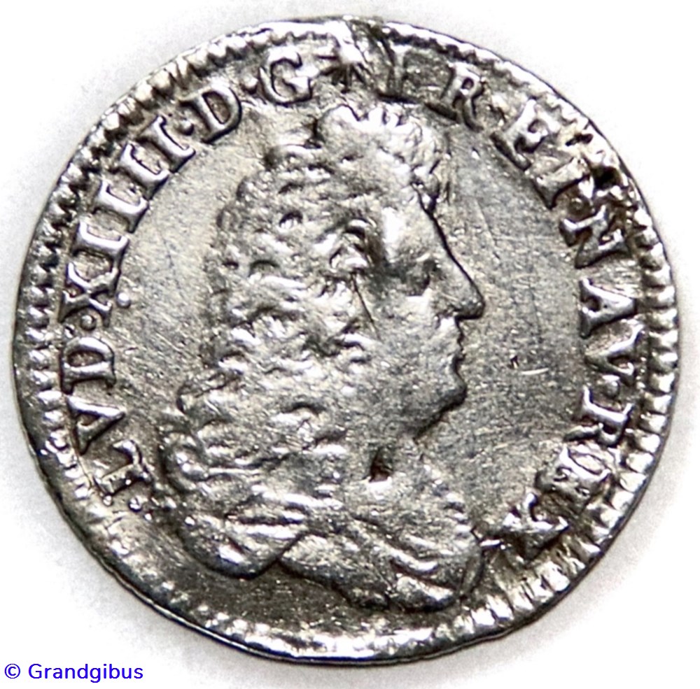 monnaies europe medievale france royales seizieme ecu de flandre 1686 l