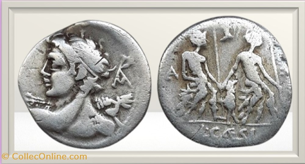 monnaies antiques romaines imperiales et republicaines republique romaine caesia lucius c sius