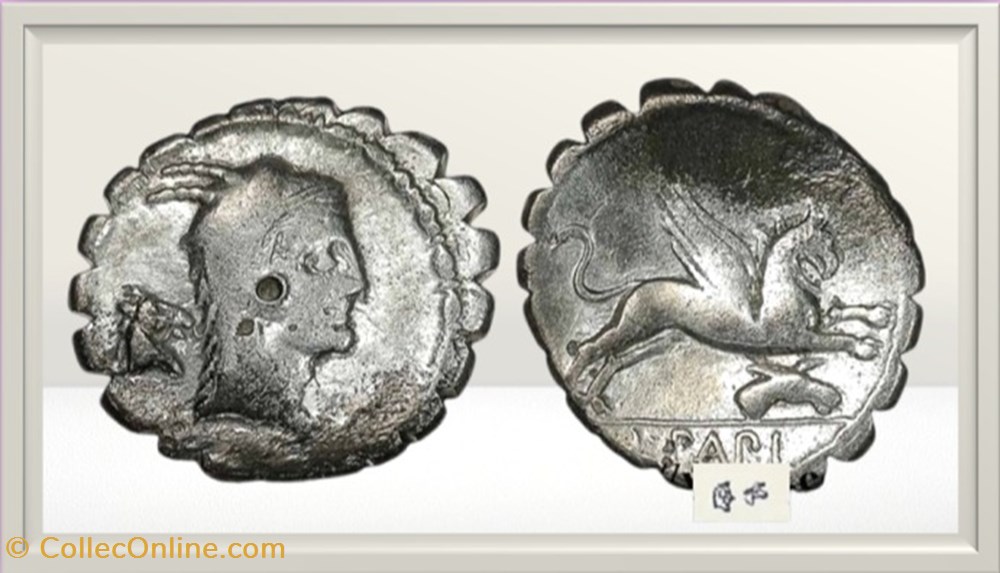monnaies antiques romaines imperiales et republicaines republique romaine papia lucius papius
