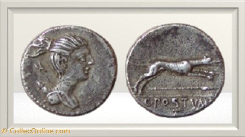 monnaies antiques romaines imperiales et republicaines republique romaine postumia caius postumius