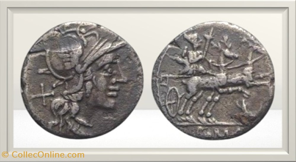 monnaies antiques romaines imperiales et republicaines republique romaine anonyme diane bige de cerfs