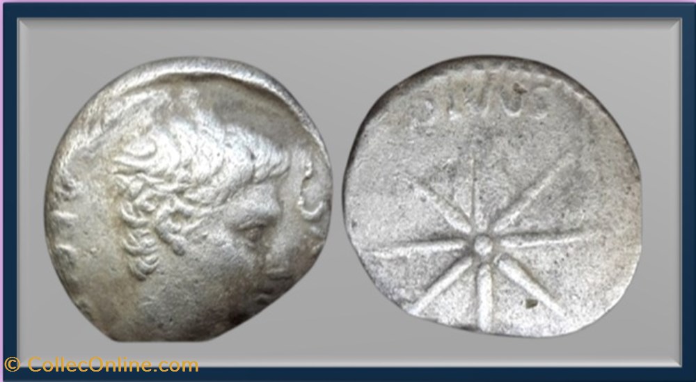 monnaies antiques romaines imperiales republicaines auguste comete denier