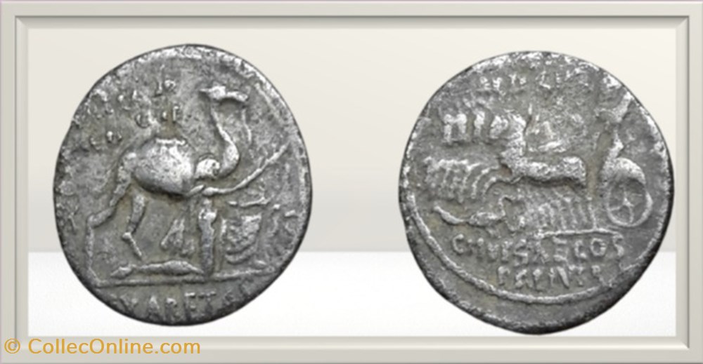 monnaies antiques romaines imperiales et republicaines republique romaine aemilia marcus milius scaurus
