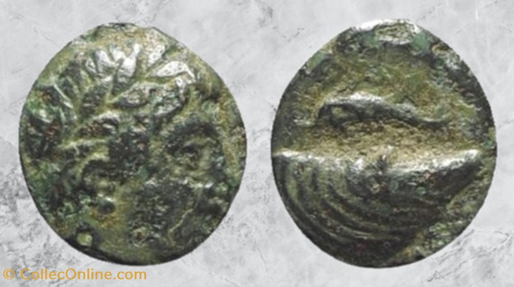 Éolide - Gyrneion - Apollon / moule monnaies antiques grecques eolide gyrneion apollon moule