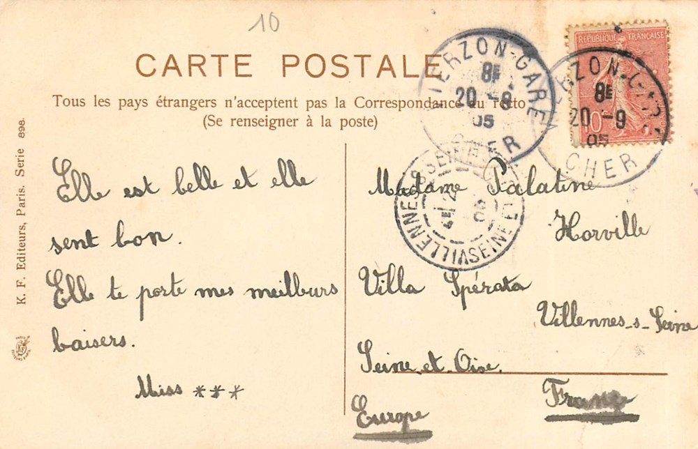 cartes postales autres maurice boulanger portrait serie couleur 898 la parfumeuse