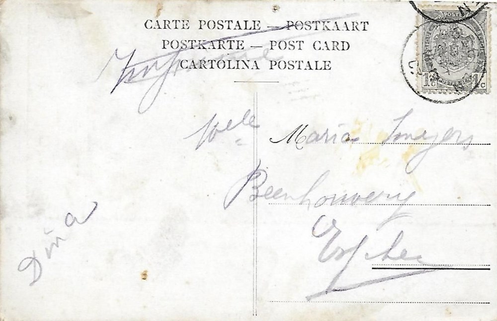 cartes postales de beukelaer a table