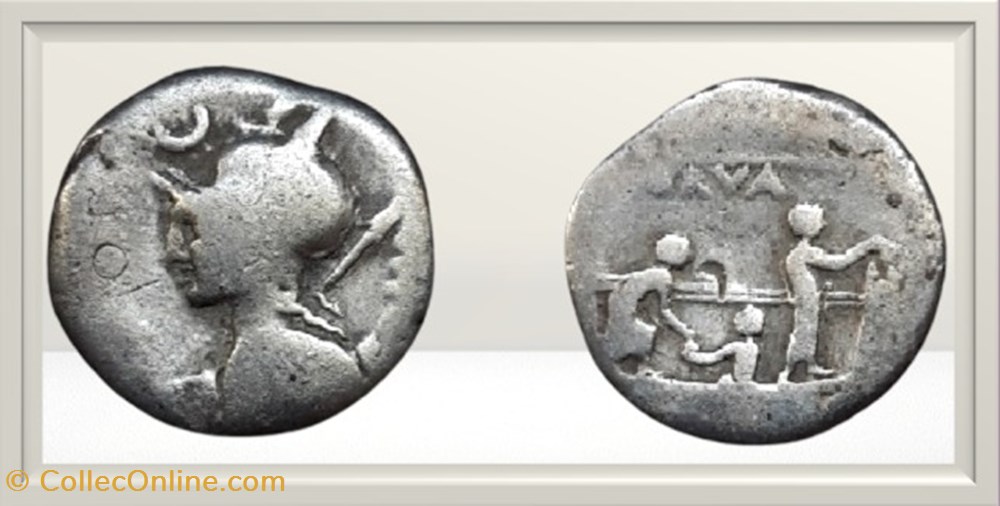 République Romaine - Licinia - Publius Licinius Nerva monnaies antiques romaines imperiales et republicaines republique romaine licinia publius licinius nerva