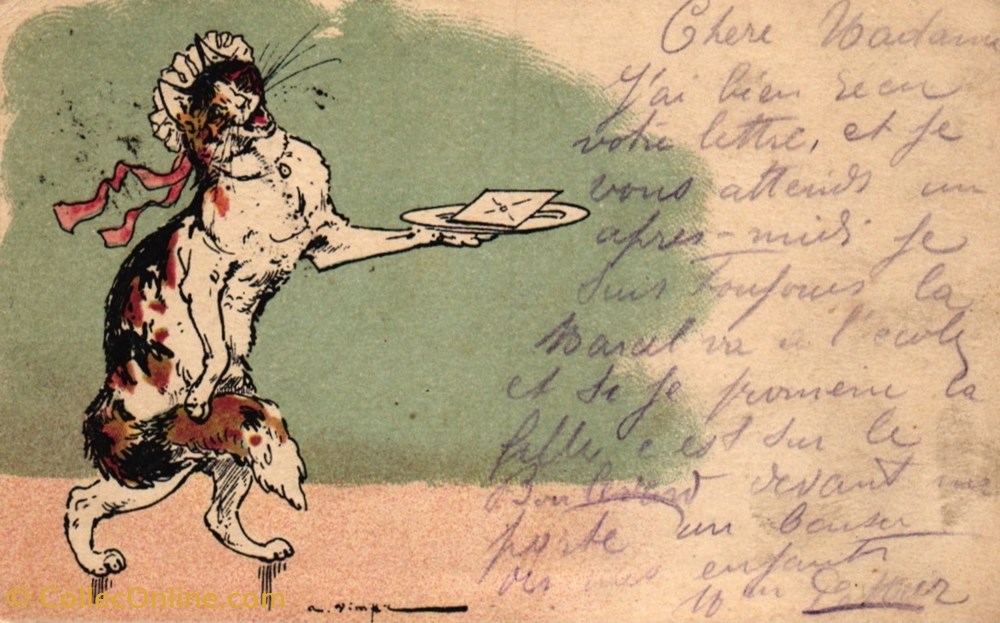 cartes postales wimar le courrier