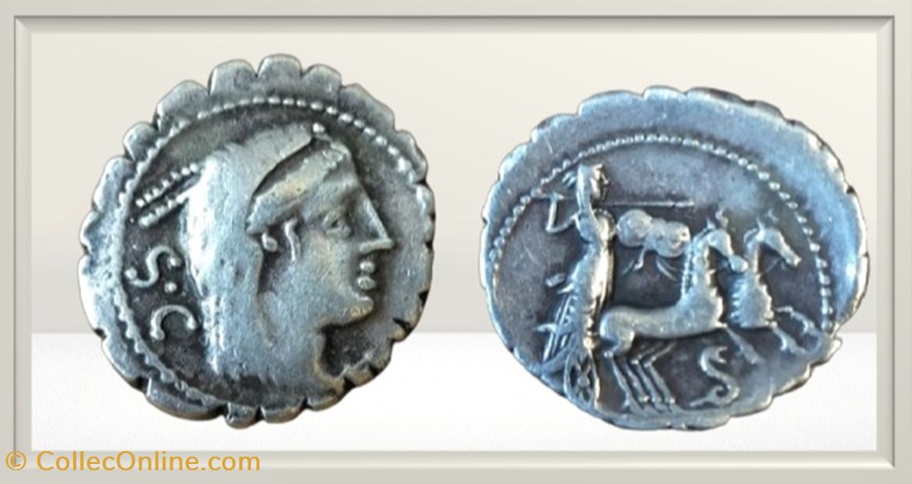 monnaies antiques romaines imperiales et republicaines republique romaine procilia lucius procilius