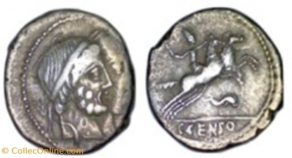 monnaies antiques romaines imperiales et republicaines republique romaine marcia caius marcius censorinus