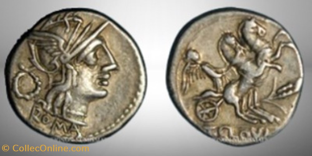 monnaies antiques romaines imperiales et republicaines republique romaine cloulia titus cl lius