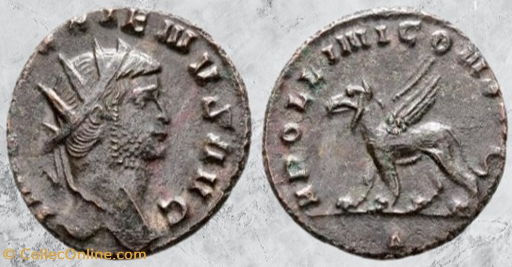 monnaies antiques romaines provinciales gallien griffon