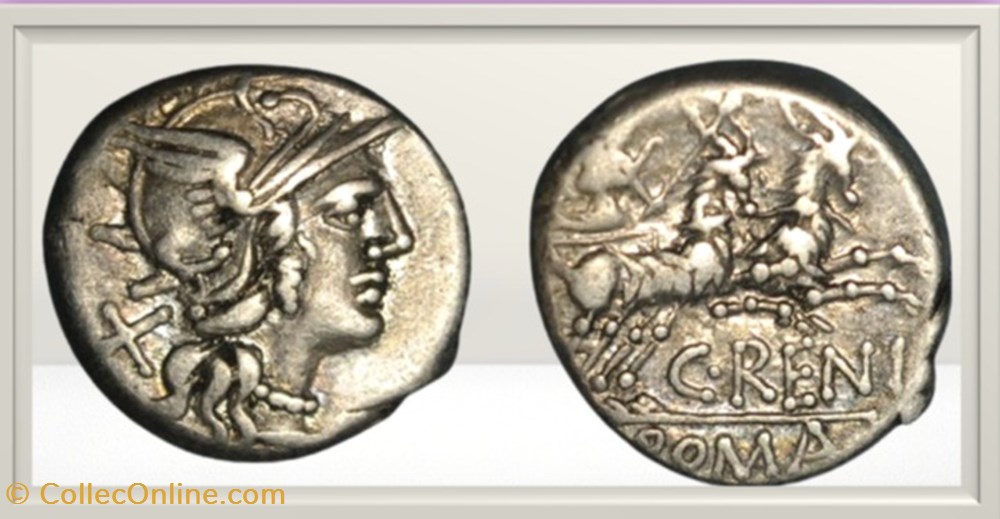 monnaies antiques romaines imperiales et republicaines republique romaine renia caius renius