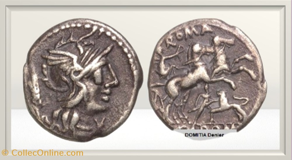 monnaies antiques romaines imperiales et republicaines republique romaine domitia cn us domitius ahenobarbus