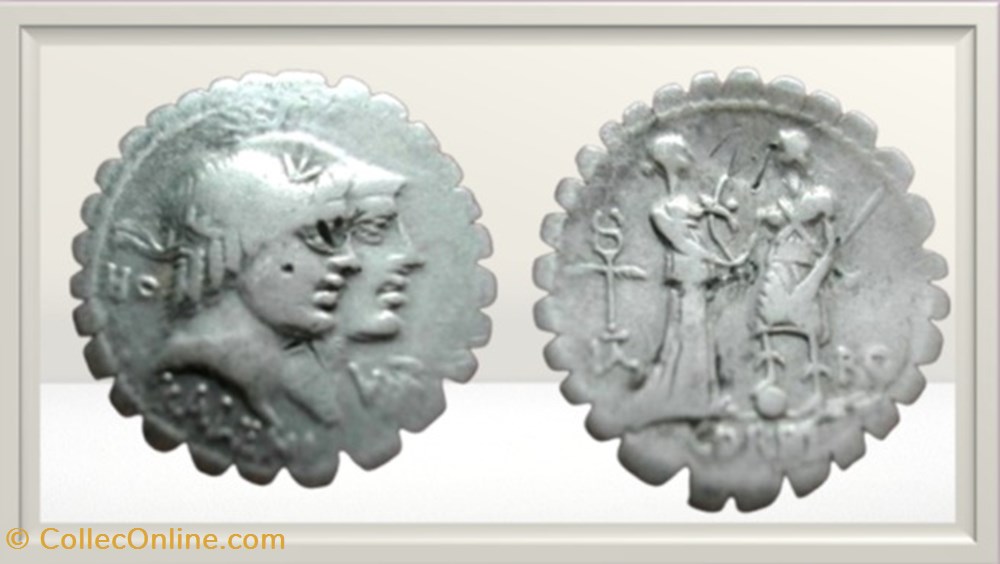 République romaine - Fufia - Quintus Fufius Calenus et Mucius Cordus monnaies antiques romaines imperiales republicaines republique romaine fufia quintus fufius calenus et mucius cordus