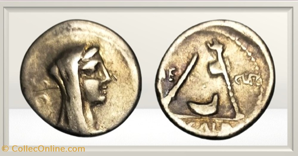 Republique romaine - Sulpicia - Publius Sulpicius Galba monnaies antiques romaines imperiales et republicaines republique romaine sulpicia publius sulpicius galba