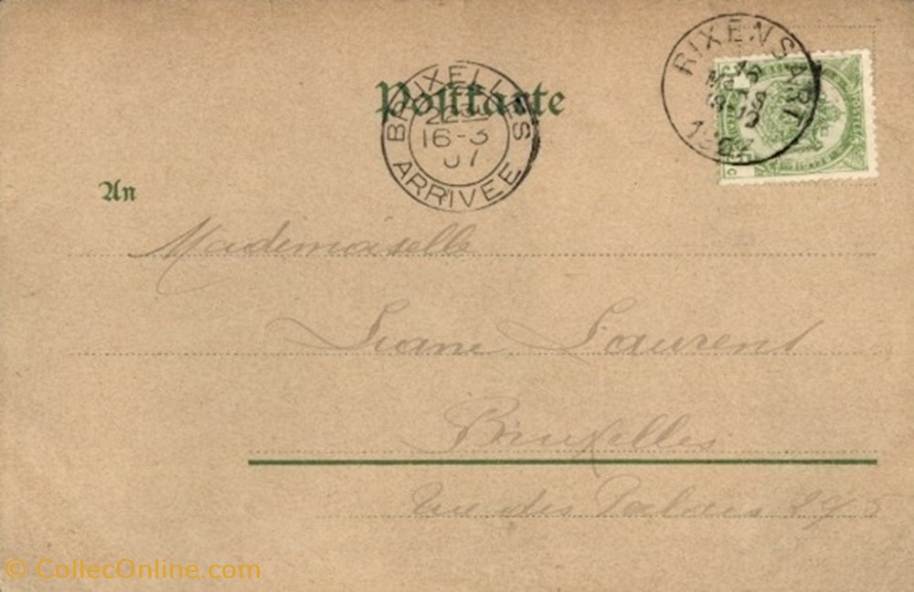 cartes postales transports barque qui chavire