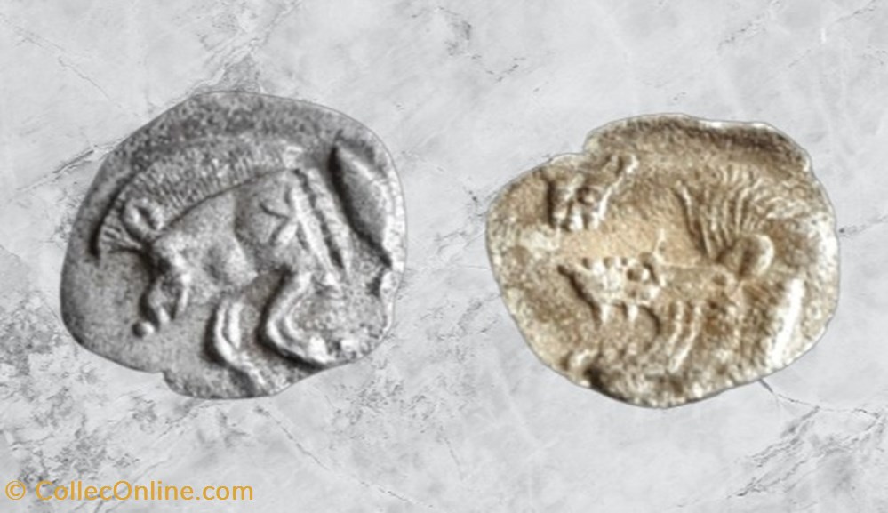 Mysie - Cysique - Sanglier / Lion monnaies antiques grecques mysie cysique sanglier lion