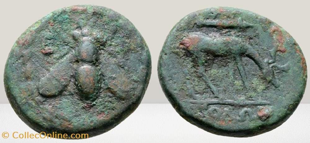 Ionie - Ephèse - Abeille / Cerfs carquois monnaies antiques grecques ionie ephese abeille cerfs carquois