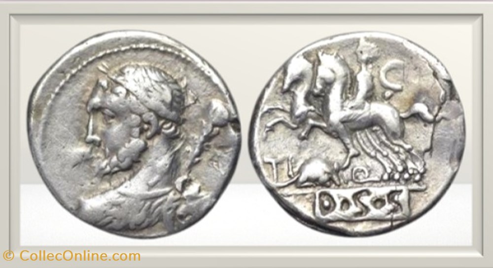 monnaies antiques romaines imperiales et republicaines republique romaine quinctia ti quinctius