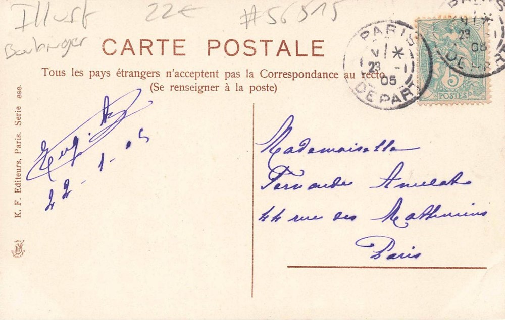 cartes postales autres maurice boulanger portrait serie couleur 898 la gitane