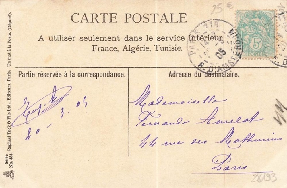 cartes postales louis wain jack et le haricot magique