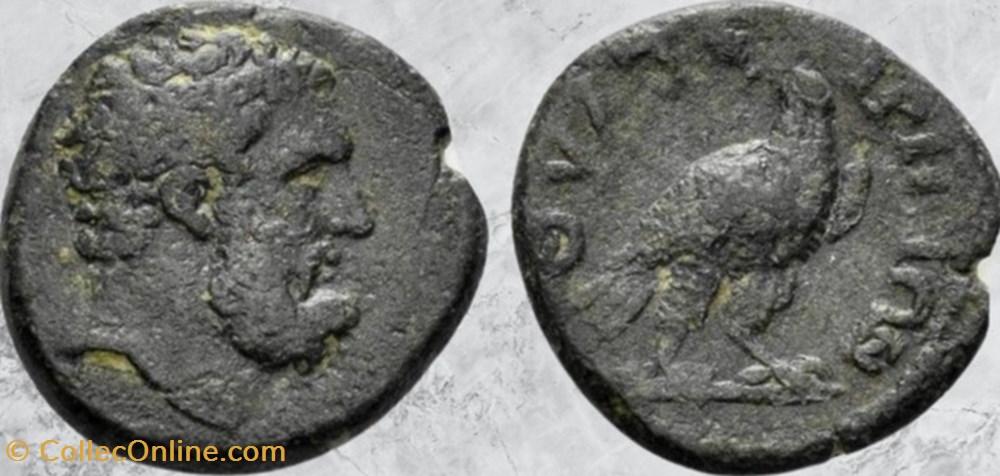 monnaies antiques grecques lydie thyateira pseudo autonome heracles aigle