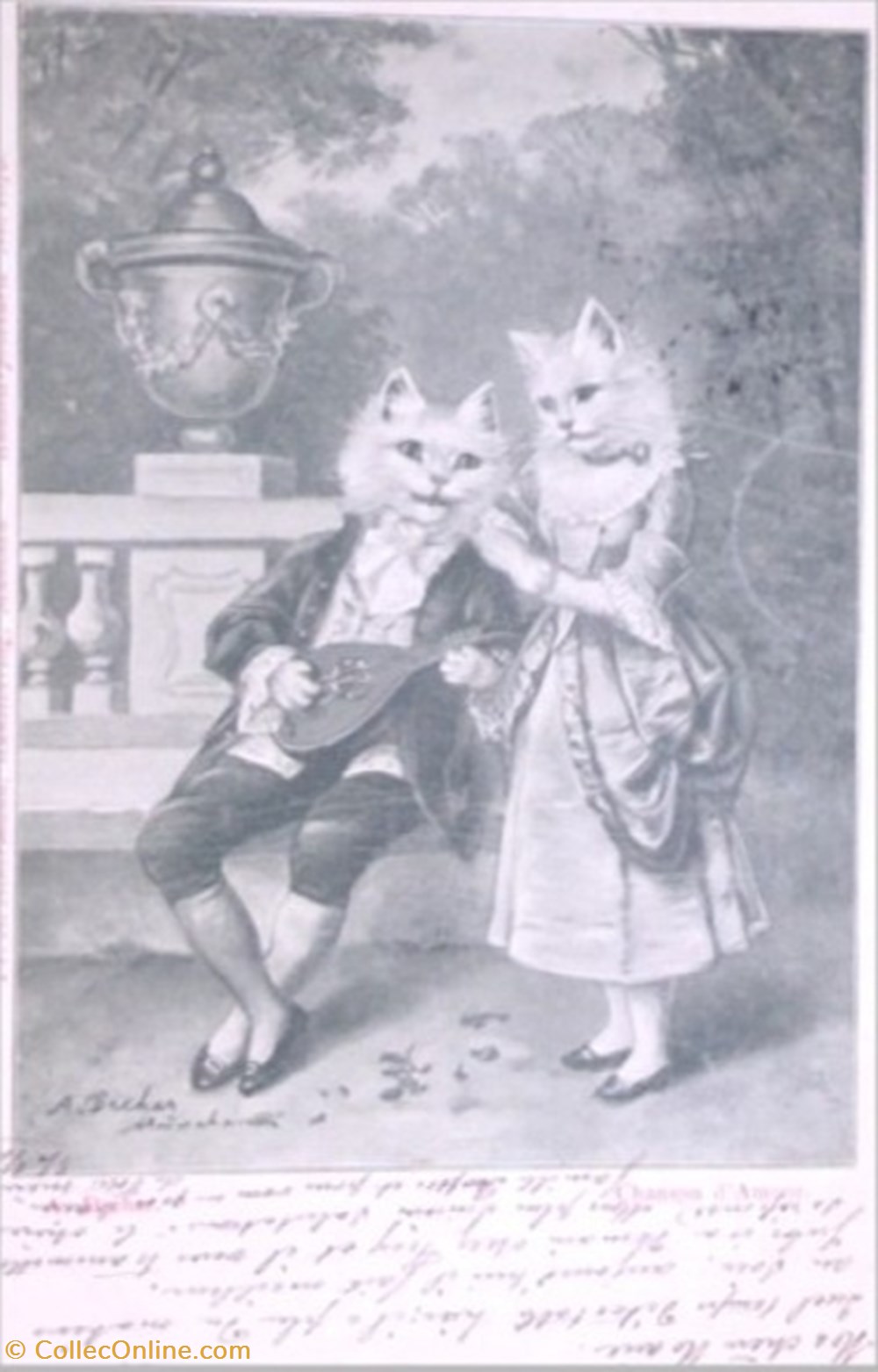cartes postales a dreher n 1076 chanson amour