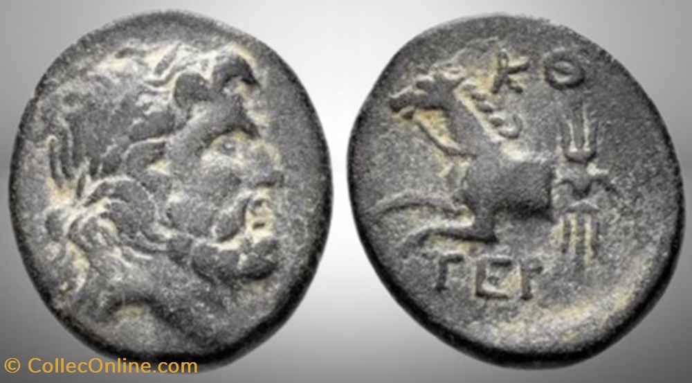 Pisidie - Termessos - Protomé de cheval monnaies antiques grecques pisidie termessos protome de cheval