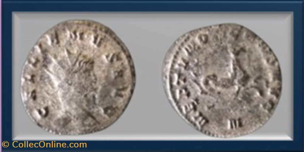 monnaies antiques romaines provinciales gallien hippocampe