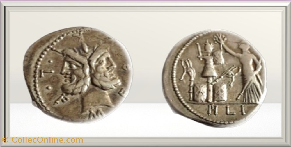 monnaies antiques romaines imperiales et republicaines republique romaine furia marcus furius philus