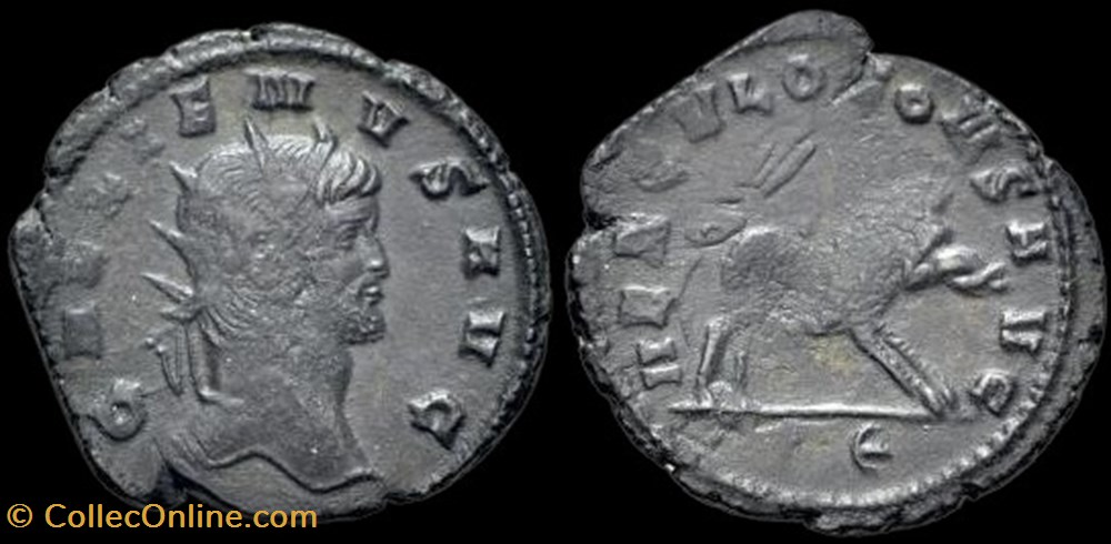monnaies antiques romaines imperiales et republicaines gallien sanglier