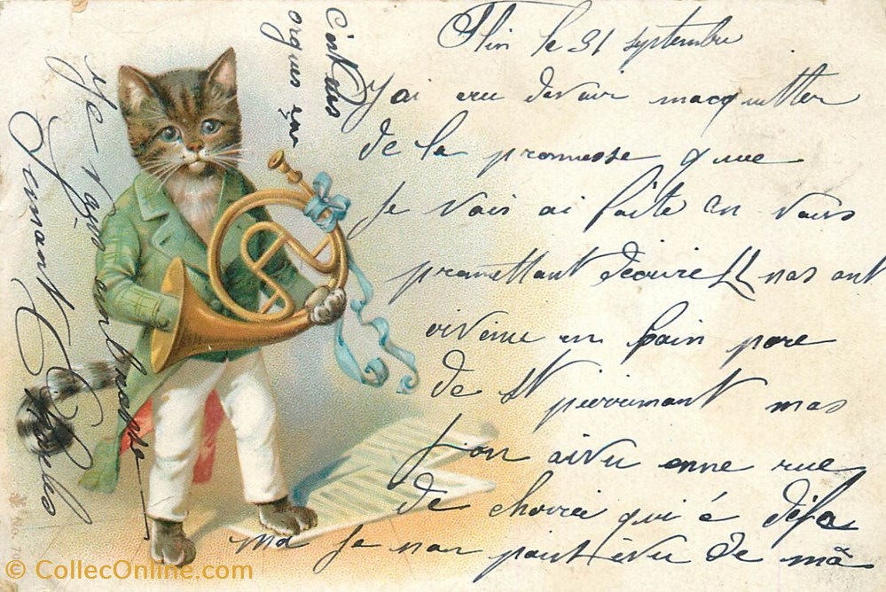 cartes postales musiciens n 7000 cor