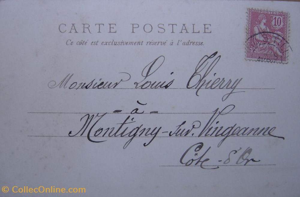 cartes postales musiciens serie instruments a vent clarinette