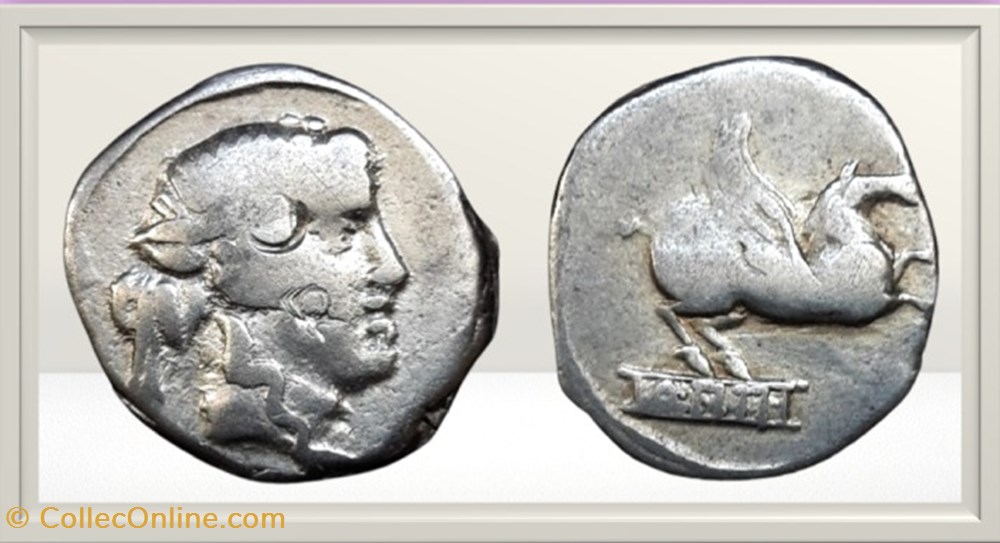 monnaies antiques romaines imperiales et republicaines republique romaine titia quintus titius 90 avt jc