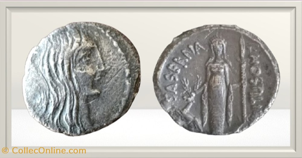 République Romaine - Hostilia - Lucius Hostilius Saserna monnaies antiques romaines imperiales et republicaines republique romaine hostilia lucius hostilius saserna